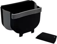 WENKO T&uuml;r-Abfalleimer Mod. Fago 5 L Schwarz faltbarer M&uuml;lleimer f&uuml;r