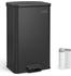 Songmics Küche 40l Treteimer schwarz
