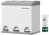 Songmics Mülleimer 3x8l weiß