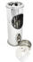 Relaxdays Standaschenbecher Edelstahl H 37,5 cm silber