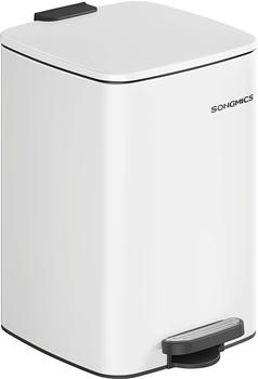 Songmics Tretm&uuml;lleimer mit Deckel 20l wolkenwei&szlig; (LTB592W02)
