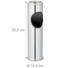 Relaxdays Standaschenbecher Edelstahl H 52,5 cm silber
