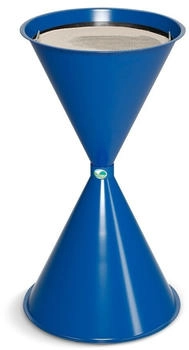 VAR Standing ashtray D400xH730mm diabolo blue