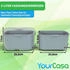 YourCasa 5l Komposteimer mit Sieb