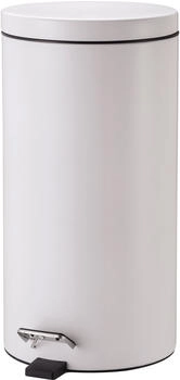 Helit Z2300305 Treteimer mit Fußpedal, Weiß, 20L