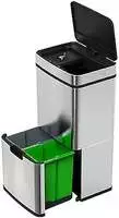 infactory M&uuml;lltrennsystem Design: Design-M&uuml;lltrenn-System mit Sensor, 4 Beh&auml;lter,