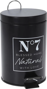HTI-Living Kosmetikeimer Kosmetikeimer 3 Liter , Treteimer, Schwarz (C80652820)