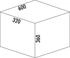 Naber Cox® Base 360 K/600-2 ohne Biodeckel Abfallsammler/Anthrazit / 2x 15,5 L (8013402)
