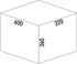 Naber Cox® Base 360 K/600-2 ohne Biodeckel Abfallsammler/Anthrazit / 2x 15,5 L (8013402)