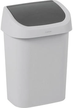 Curver Mistral Abfalleimer 10L Schaukel, Plastik, Grey, 1.1 x 1.1 cm, 52-Einheiten (VB 772860)