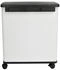 Svita SR2X30, Sensormülleimer, 2 Innenfächer, 60L, pulverbeschichteter Stahl, Weiß, Weiß (94648)