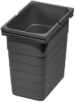 Sotech eins2vier Abfallsammler Höhe: 310 mm Volumen 8 Liter 153 x 230 mm dunkelgrau 5050 Abfalleimer Abfalltrenner von (AA05892)