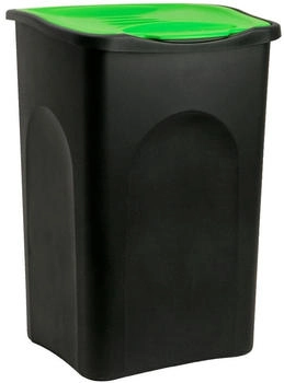 Stefanplast Schwarz/Gr&uuml;n Kunststoff 50L (192937)