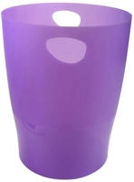 Exacompta Papierkorb 45319D, ECOBIN, violett, rund, aus Kunststoff, 15 Liter
