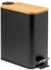 bremermann Kosmetikeimer Abfalleimer mit Bambus-Deckel, Bad- mit Soft-Close, 5 l (91757)
