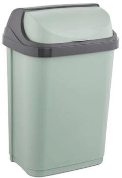 keeeper Abfallbehälter mit RollDeckel 10L 25,5x19x39 cm, Rasmus Nordic Green (KEE1151)