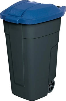BRB Wertstoffsammler, Inhalt 100l, Korpus anthrazit, Deckel blau (00070877)