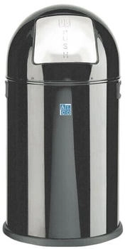 Alco Abfallsammler Pushboy 20 L (2900) schwarz