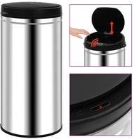 vidaXL Automatischer Sensor-M&uuml;lleimer 70 L Edelstahl