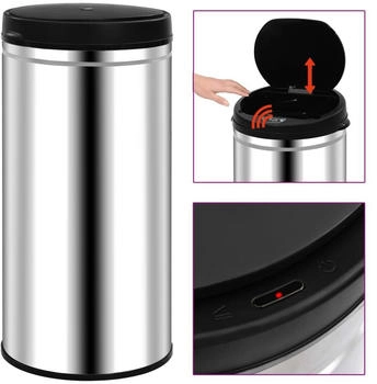 vidaXL Automatischer Sensor-Mülleimer 70 L Edelstahl