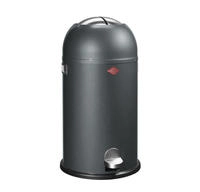 WESCO M&uuml;lleimer "Kickmaster" 1 Beh&auml;lter Abfallsammler mit D&auml;mpfer, 33 Liter