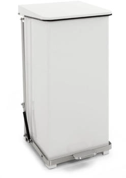 Brabantia Industrieller Tritt-M&uuml;lleimer 90 Liter - Wei&szlig;