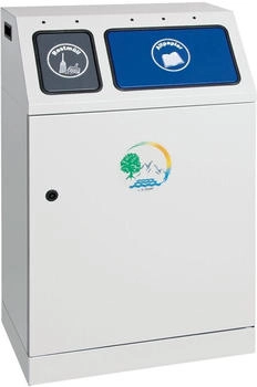 stumpf Wertstoffsammler Stahl für Volumen 2500 1-fach-Wandkonsole
