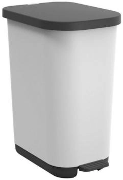 Rotho verstellbare Müllbeutelhalter IML Misteltoe White