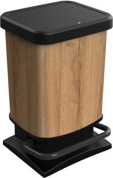 Rotho Paso Trash 20L wood optic