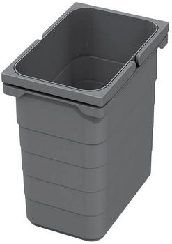 Sotech eins2vier Abfallsammler Höhe: 250 mm Volumen 7 Liter 230 x 153 mm dunkelgrau 5076 Abfalltrennsystem Komposteimer von (125008)