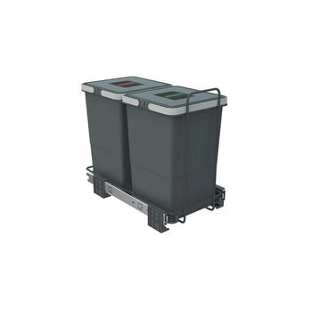 Sotech Abfallsammler GROUND 12+12L mit Deckel Korpusbreite ab 30 cm