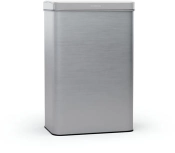 Klarstein Sensor- 50L - berührungslos & hygienisch, Edelstahlgehäuse, Soft-Close-Deckel, ideal für Küche & Büro, Küchen (KG30-50l-ss)