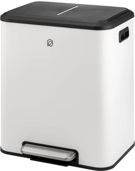 eluno Abfalleimer Treteimer 2 Abteile je 15l (40128)