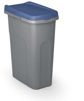 Casaria Küche 25L mit Deckel Geruchsdicht Müllbeutelhalterung Kunststoff Abfalleimer 39x24cm Blau (109901)