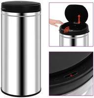 Automatischer Sensor-m&uuml;lleimer 80 L Edelstahl - Vidaxl