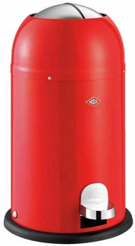 Wesco Tretabfalleimer 180312-02 KICKMASTER JUNIOR in Rot mit 12 Liter