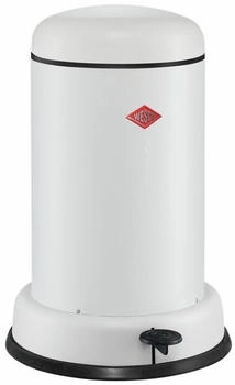 Wesco 134331-74 Baseboy 15 Abfalleimer in WEISS MATT mit 15 Liter
