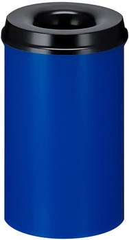 Brabantia Feuerlöschender Papierkorb 20 Liter - Blau Schwarz