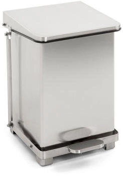 Brabantia Industrieller Tritt-M&uuml;lleimer 27 Liter - Matt Edelstahl