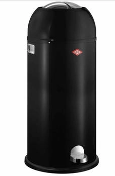 Wesco Tretabfalleimer 180731-62 KICKMASTER MAXI in Schwarz mit 40 Liter