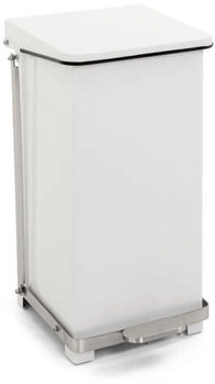 Brabantia Industrieller Tritt-M&uuml;lleimer 45 Liter - Wei&szlig;