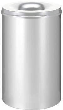 Brabantia Feuerlöschender Papierkorb 110 Liter - Silber