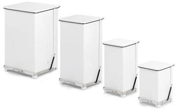 Brabantia Industrieller Tritt-Mülleimer 152 Liter - Weiß