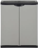 M&uuml;lltonnenbox Grau Und Schwarz 68x40x85 Cm Pp - Vidaxl