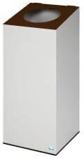 VAR Abfalleimer WSG 38 2180 Stahlblech verzinkt 100l braun