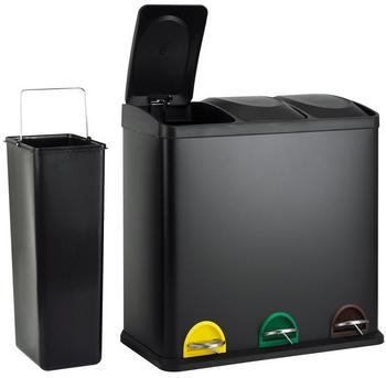 Svita B-Ware TC3X20 60L Mülltrennung Schwarz