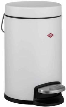 Wesco 113 WEISS MATT mit 3 Liter Abfallvolumen und Fußtritt / B...