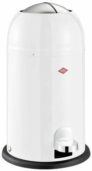Wesco Tret 180312-01 KICKMASTER JUNIOR in Wei&szlig; mit 12 Liter Volumen / Abfallsammler /