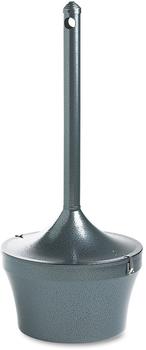Rubbermaid Standascher Aladdin, 16 l, flammverl&ouml;schend, verzinkter Inneneimer, leichte Entsorgung, &Oslash; 410 x H 984 mm, Stahlblech, schwarz (91395660)