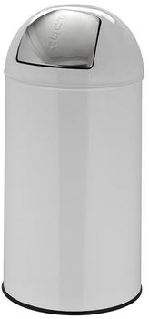 HJH Office 50l PUSHAbfalleimer rund mit Schwingdeckel 74x35x35 cm (741009)